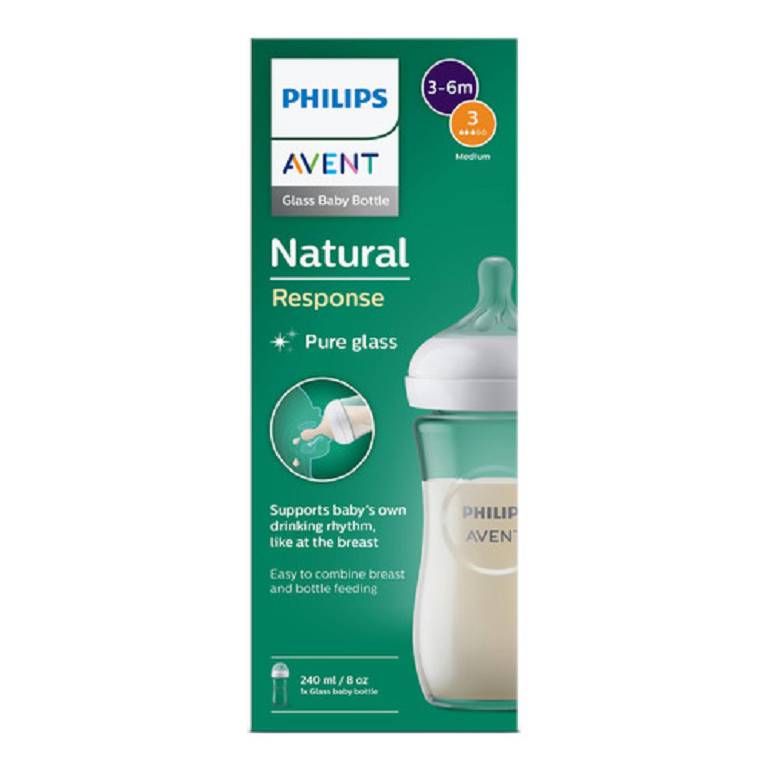 AVENT BIBERON NAT RESP VT240ML