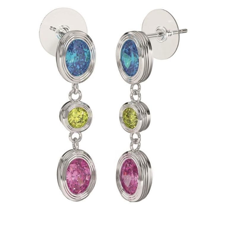 BJT416 ORECCHINI DROP/C30MM SS