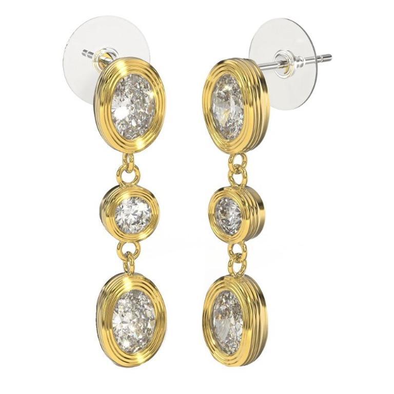 BJT417 ORECCHINI DROP/W30MM GP