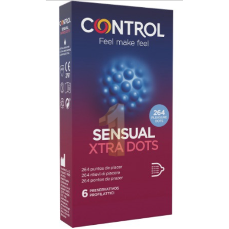 CONTROL SENSUAL DOTS&LINES 6PZ
