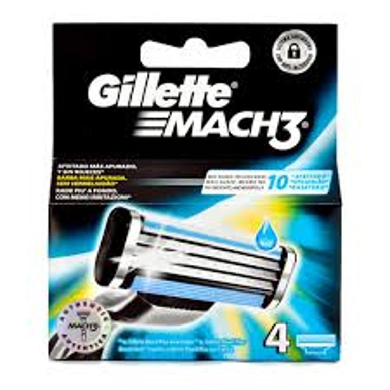 GILETTE MACH3RICRICA X4