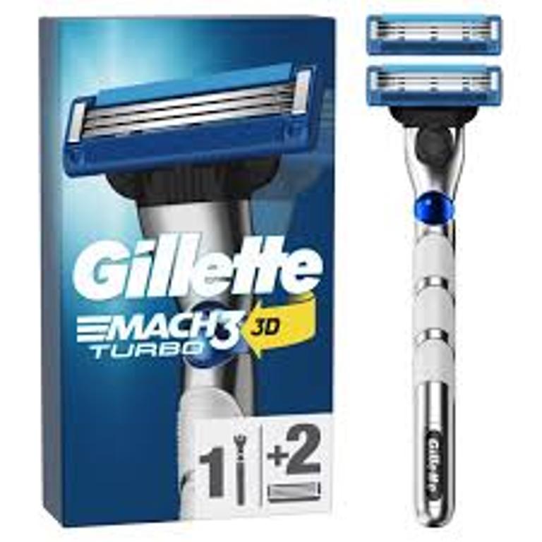 GILLETTE MACH 3 TURBO + 2 LAME