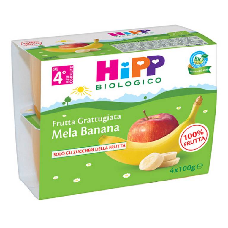 HIPP BIO FRU GRAT MELA/B4X100G