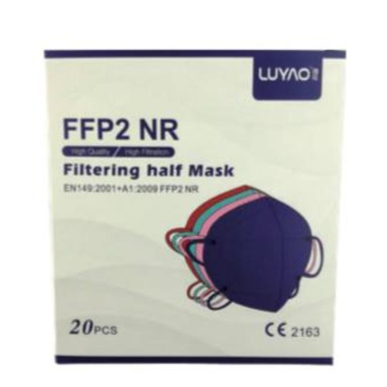 MASCHERA FFP2 AD ROSA 20PZ DPI