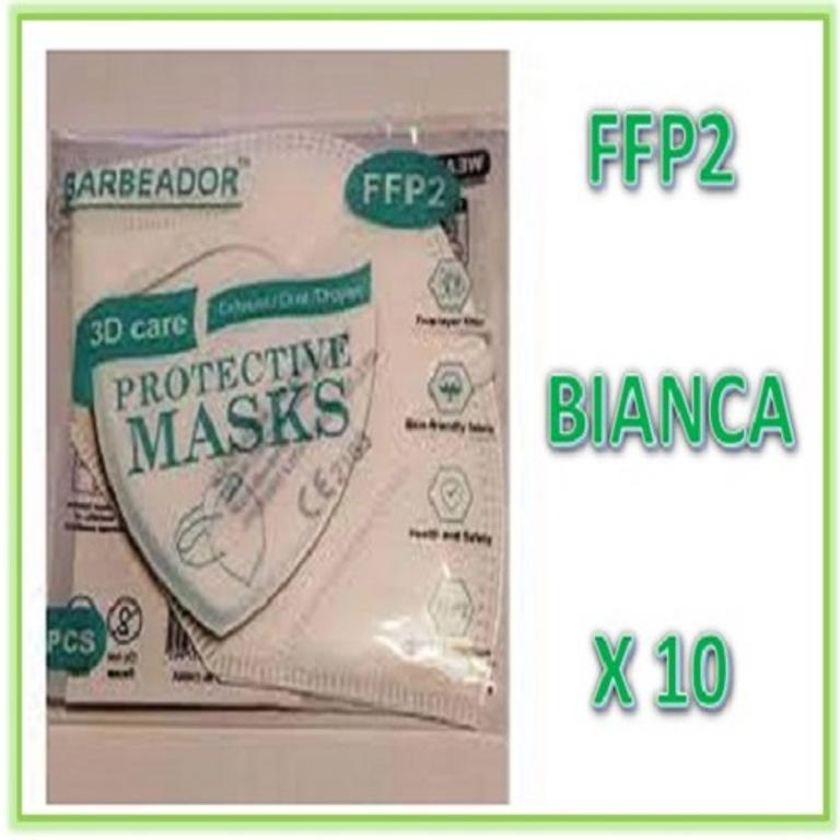 MASCHERE FFP2 10PZ DPI BIANCO