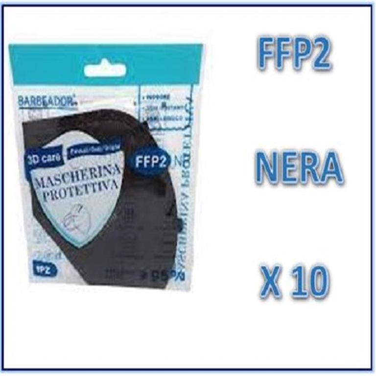 MASCHERE FFP2 10PZ DPI NERO