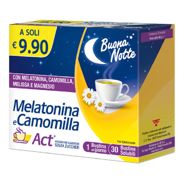 MELATONINA ACT +CAMOMIL 30BUST