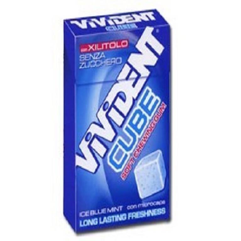 VIVIDENT XYLIT CUBE ICE BLUE