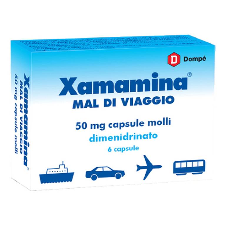 XAMAMINA MAL DI VIAG*6CPS 50MG